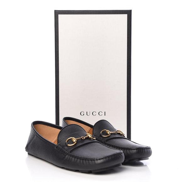 Gucci Calfskin Hebron Horsebit Loafer Moccasins NEW IN BOX main image 8